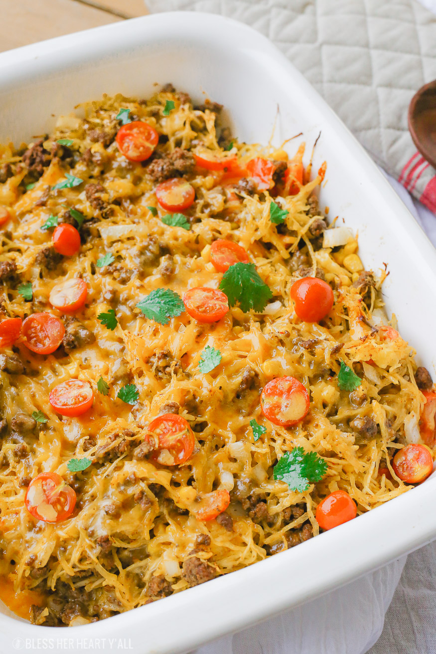 spaghetti-squash-casserole-with-ground-beef