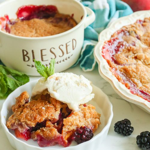 GlutenFree Blackberry Cobbler Easy & Delicious!