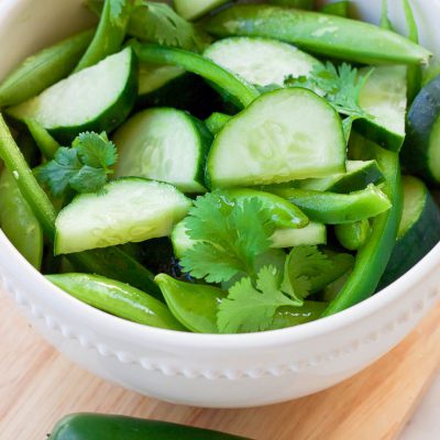 Easy Spicy Thai Cucumber Salad