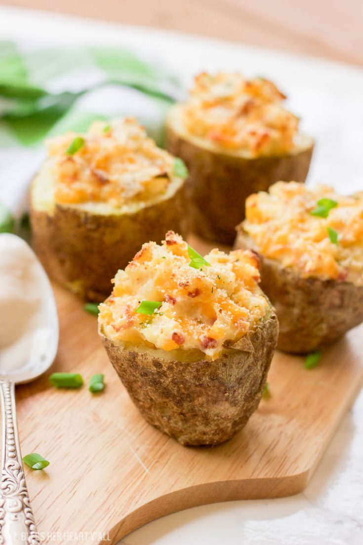 Gluten-Free Greek Yogurt Twice Baked Potatoes: So easy and tasty!