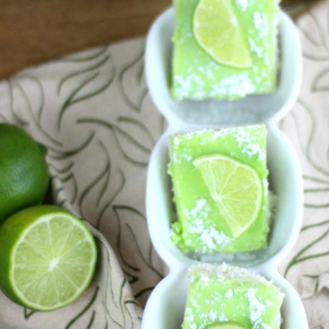 Gluten-Free Lime Bars - Bless Her Heart Y'all