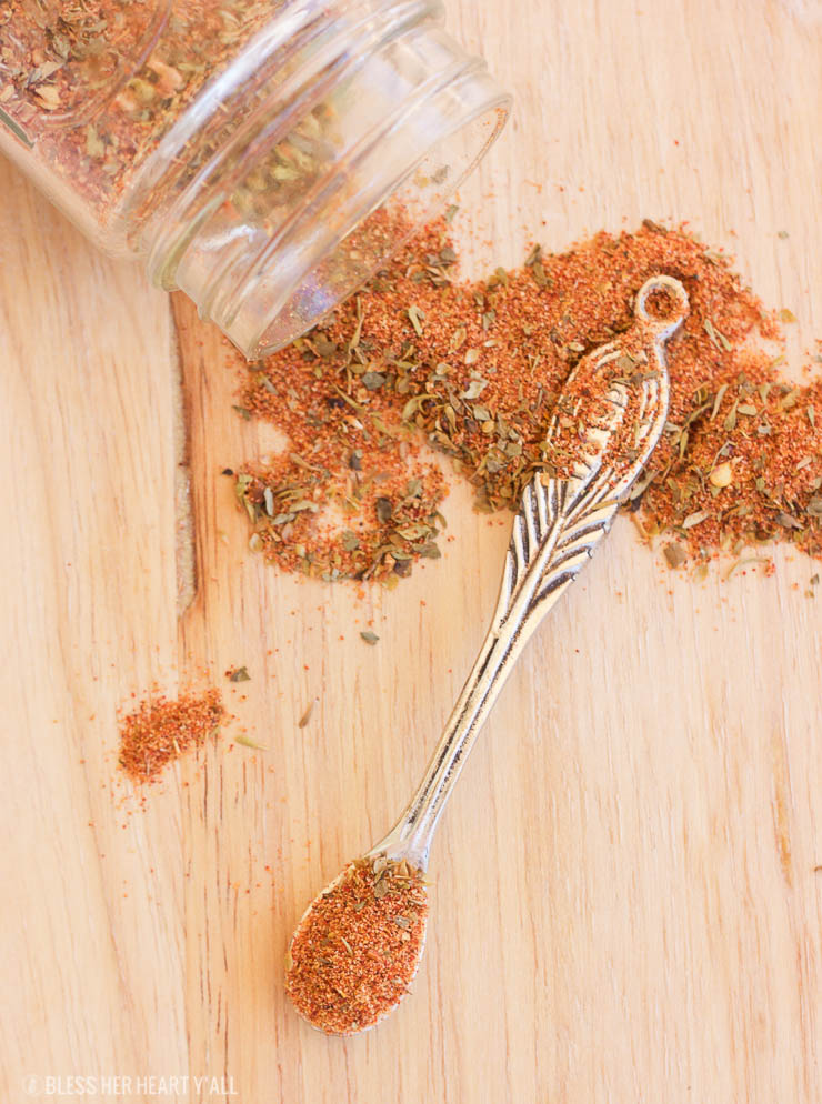 An easy and simple gluten-free blackening spice recipe that is made in just seconds!