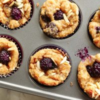 best and easy gluten-free blackberry muffins recipe