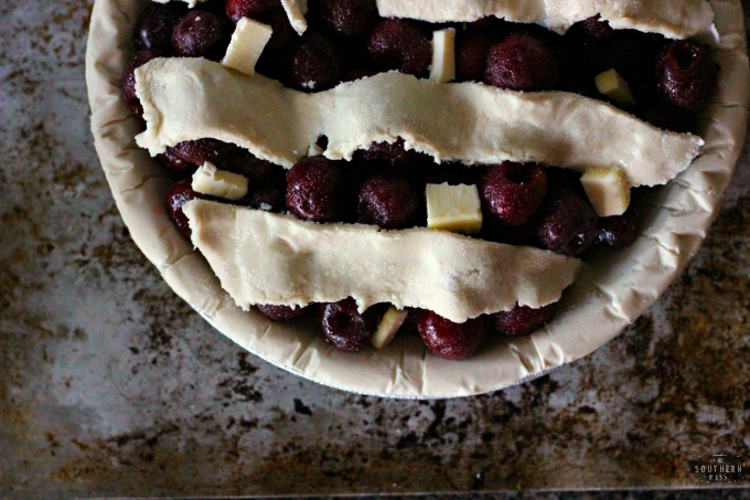 This all-american classic is perfect all summer long, from Memorial Day to the Forth of July to Labor Day, this easy, fresh, gluten-free moonshine cherry pie will be a hit at any summer party! Find the easy recipe at www.ahotsouthernmess.com