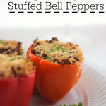 EThe best spicy stuffed bell peppers are so easy to make! They are so easy to make that my hubby even makes them! www.ahotsouthernmess.com