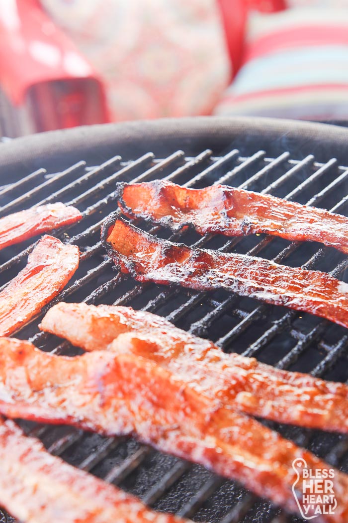 grilled barbecue BBQ bacon 