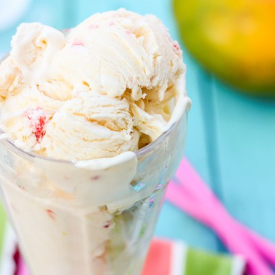 Strawberry Mango Ice Cream