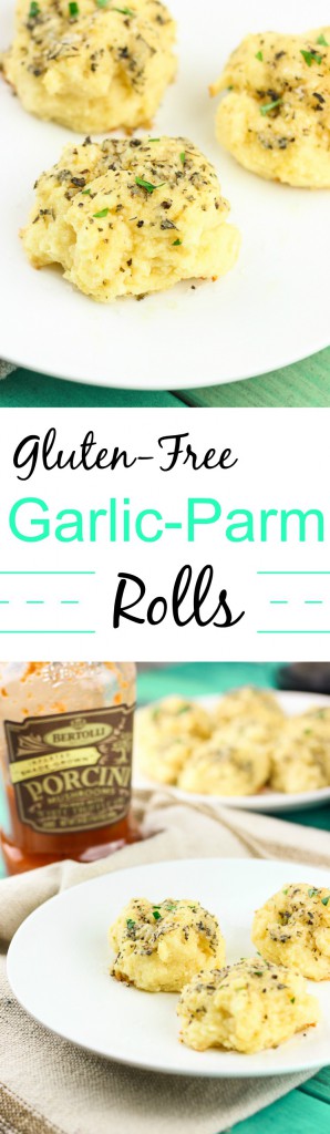 Soft gooey rolls that are topped with a fresh garlic butter sauce then sprinkled with parmesan and coarse sea salt and then smothered in garlic butter once again. These gluten-free bites are a quick and easy game-changer for any meal that they are served with! www.blessherheartyall.com