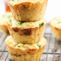 Gluten-Free Jalapeno Cheddar Cornbread Cupcakes