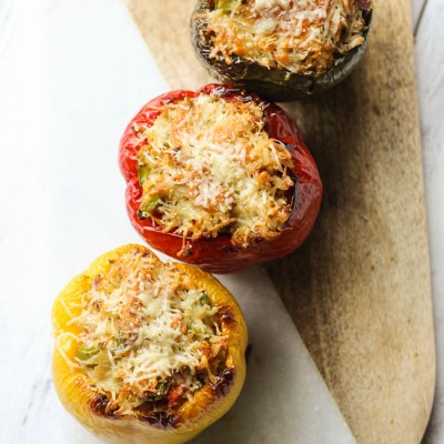 Turkey Stuffed Peppers with Quinoa