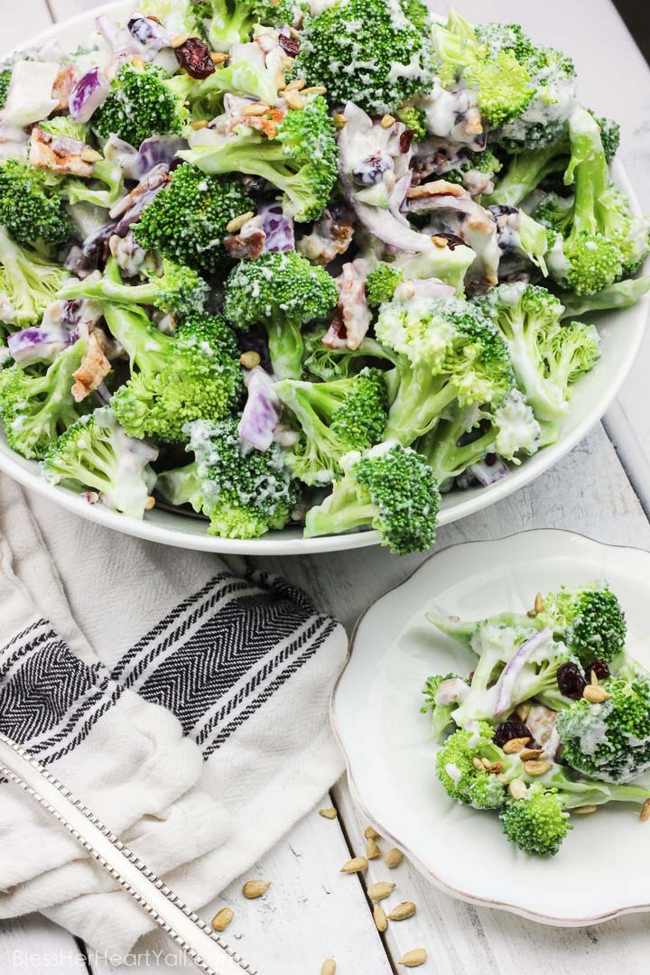 broccoli salad dressing with yogurt