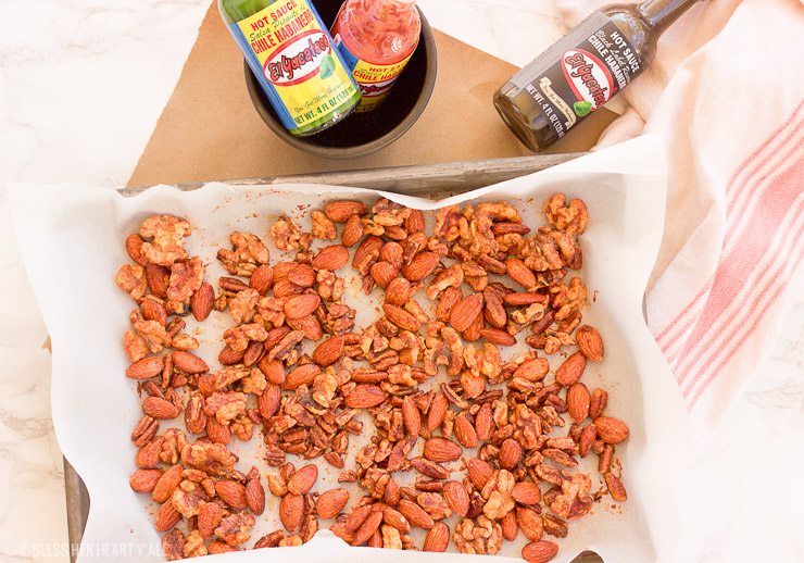This sweet habanero roasted nuts recipe combines sweet coconut sugar with garlic and habanero sauce before perfectly roasting your favorite nuts. The sweet and spicy finger food snack is perfect for tailgating and holiday parties.