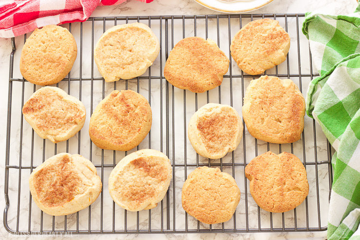 These Georgia peach snickerdoodle cookies are gluten-free and so simple! Sweet potato is hidden inside as a healthier alternative, and peach preserves serve up warm bites of chewy peach in every bite. Crunchy on the outside, perfect on the inside.