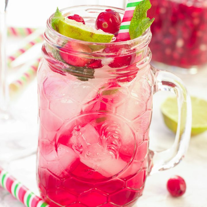 This pomegranate cranberry mojito recipe tastes just as it looks - juicy, sweet, refreshing, and light! With only a few simple ingredients, these cocktails are perfect for your winter holiday parties and for ringing in the new year!