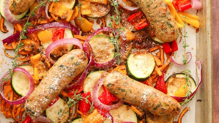 Sheet-Pan Balsamic-Parmesan Chicken & Vegetables