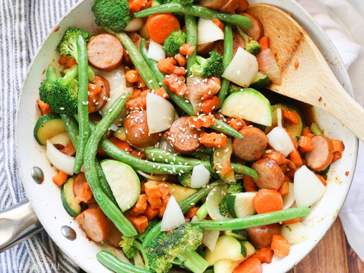 Chicken and sausage stir fry recipes