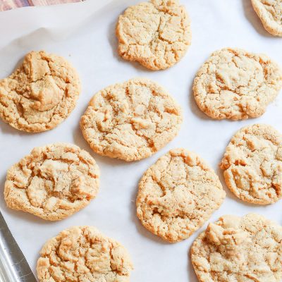 4-Ingredient Gluten Free Peanut Butter Cookies