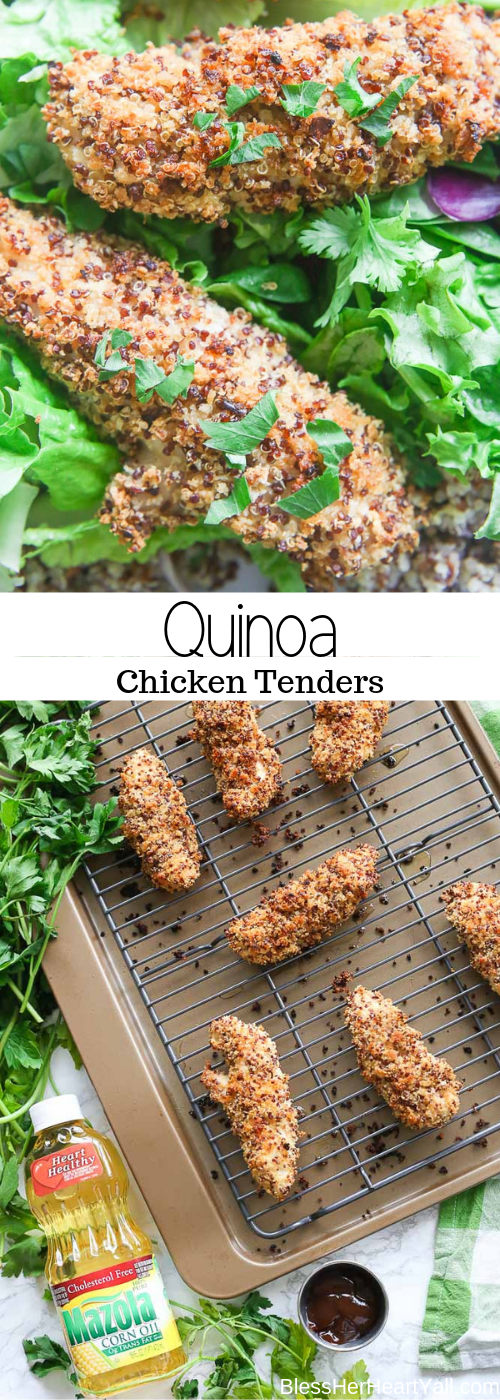 Quinoa Chicken Tenders Easy, Delicious, and GlutenFree!