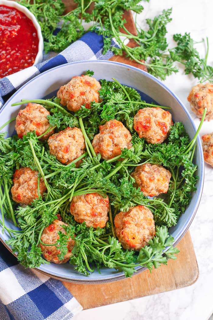 Cream Cheese Sausage Balls Easy, Delicious, & GlutenFree!
