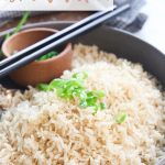 pressure cooker brown rice image in a bowl