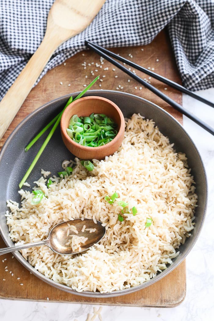 Easy & Quick Pressure Cooker Brown Rice Foolproof, Tender, & Fluffy!