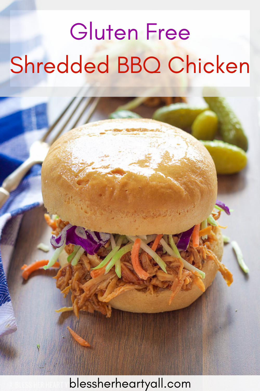 Gluten-Free Crock Pot & Instant Pot Shredded BBQ Chicken: So Easy!