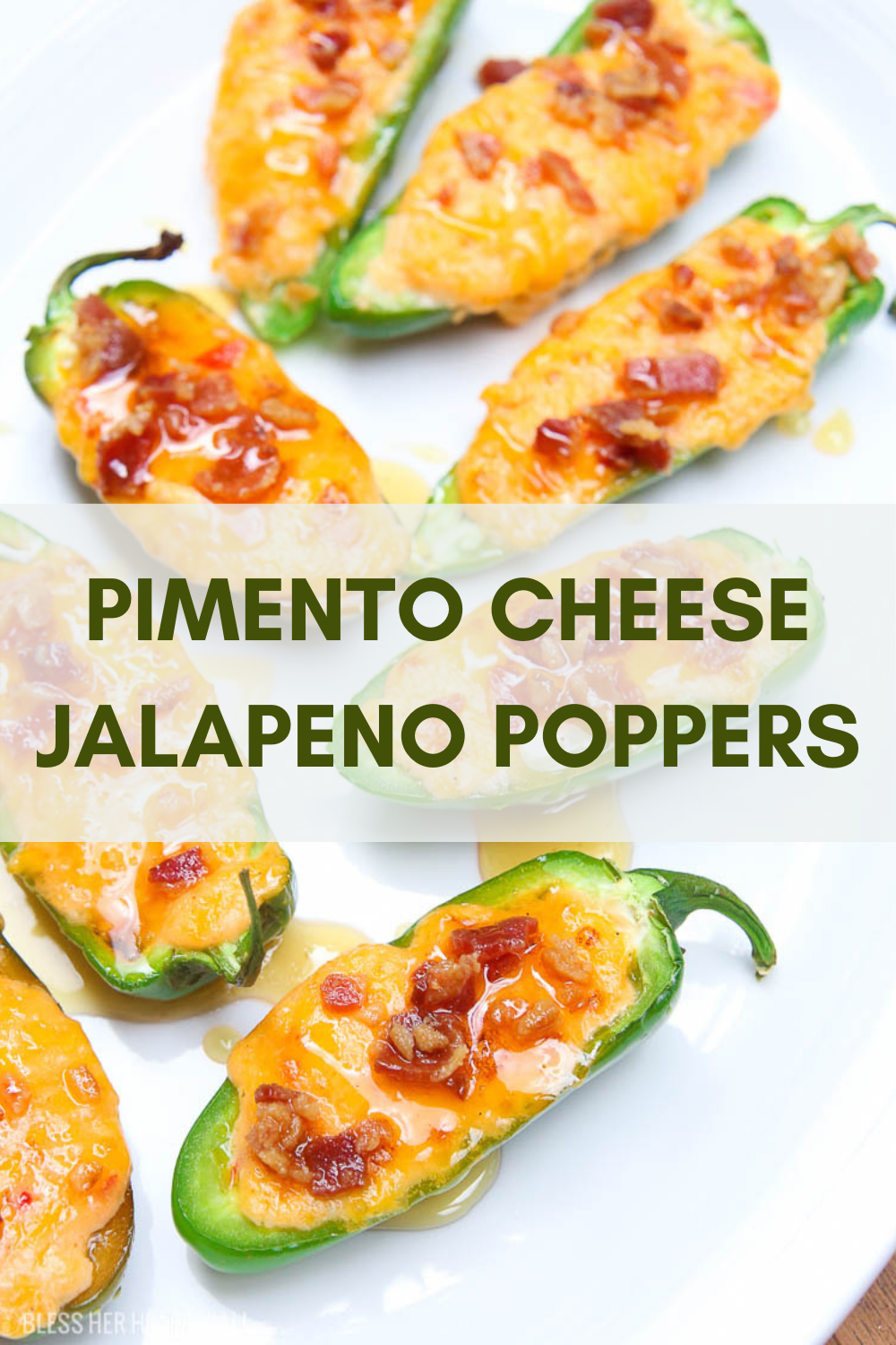 Pimento Cheese Jalapeno Poppers - Sweet & Spicy in just 5 Minutes!