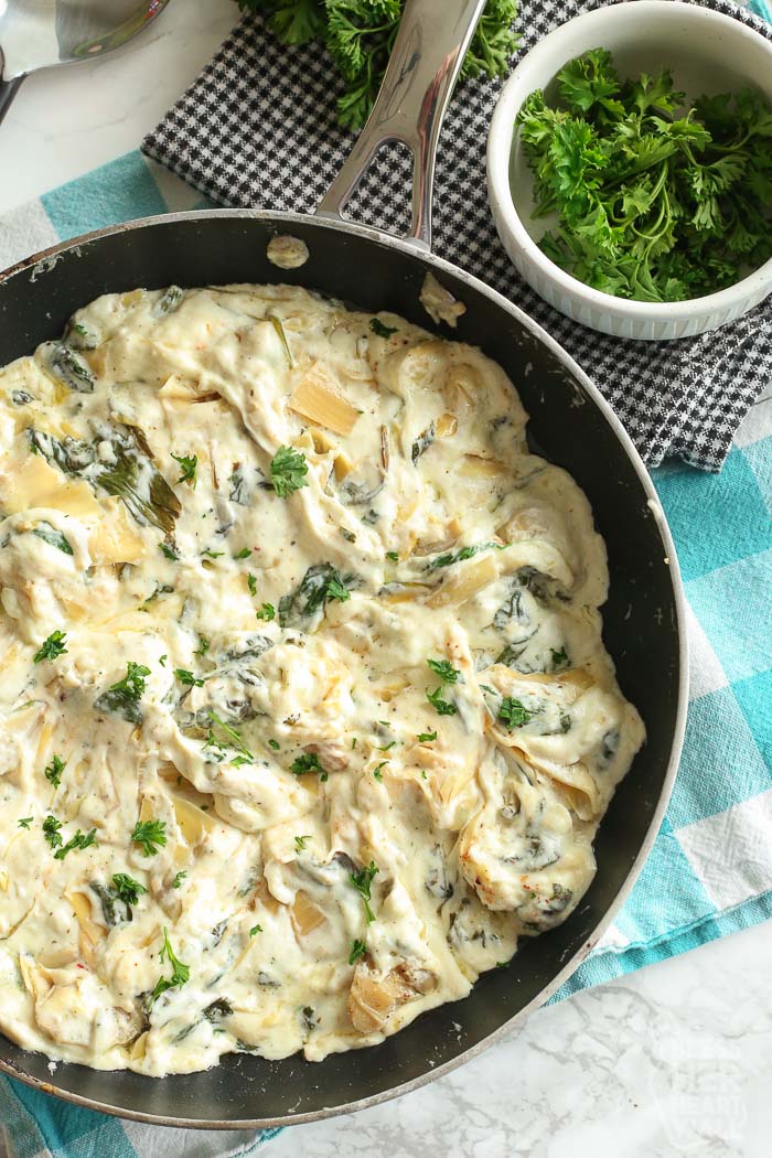 Healthy Spinach Artichoke Dip No Mayo Recipe | Bless Her Heart Y'all