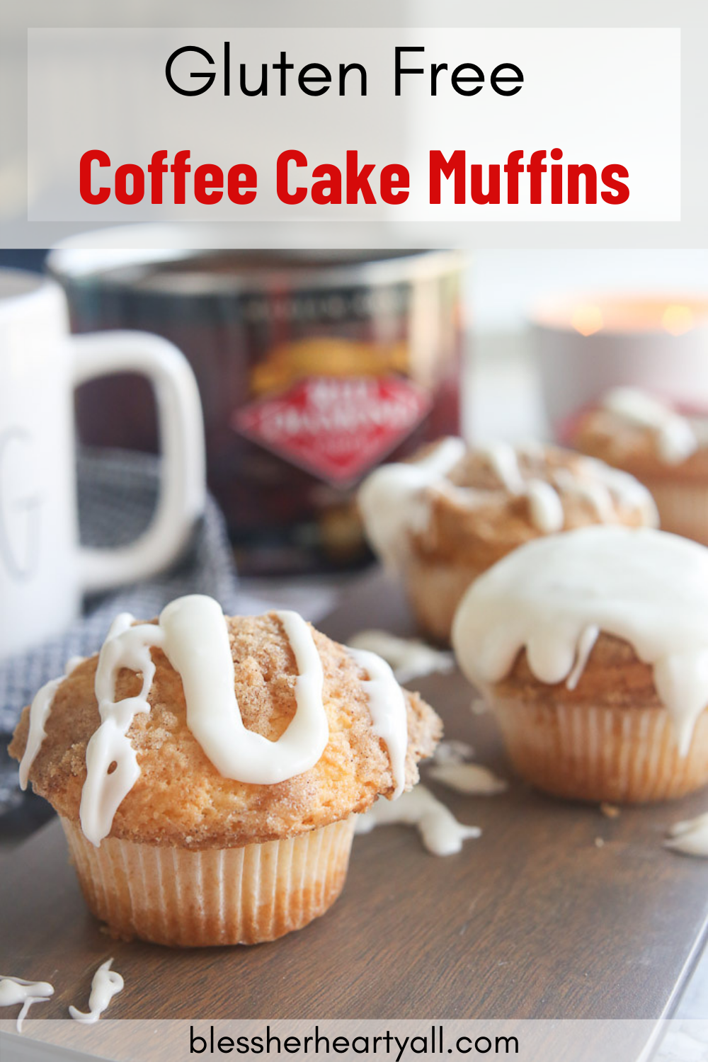 Coffee Cake Muffins Moist & GlutenFree!