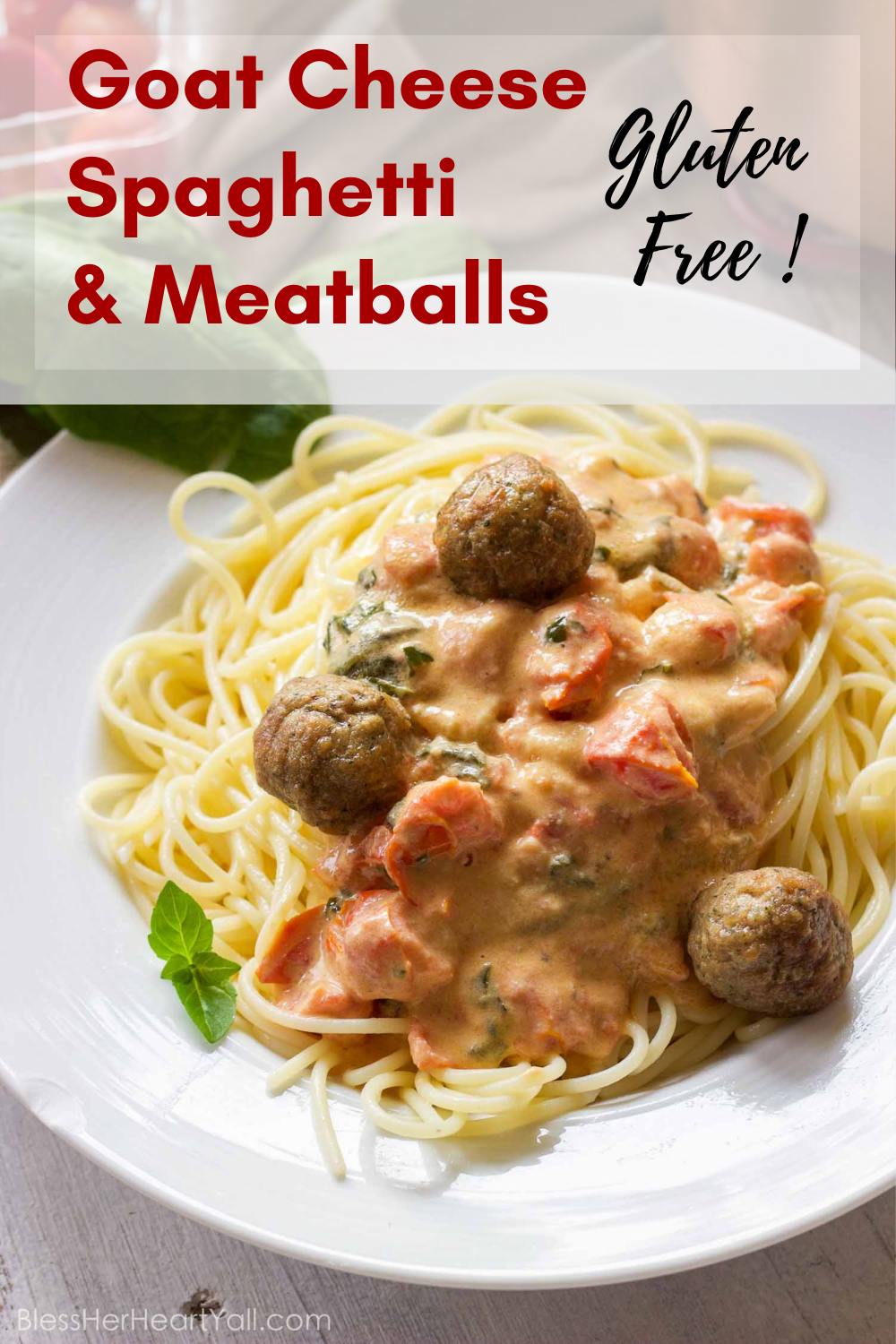 Easy Goat Cheese Spaghetti and Meatballs: Gourmet taste in just Minutes!